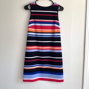 NWOT Maggy London Colorful Striped Dress women’s size 4
